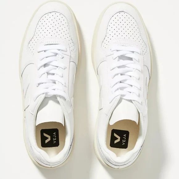 Veja V-10 Leather Sneakers - Picture 5 of 16